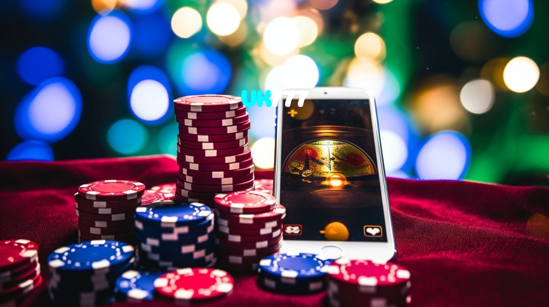VK777 casino presented on mobile device in Pakistan with slots and live games